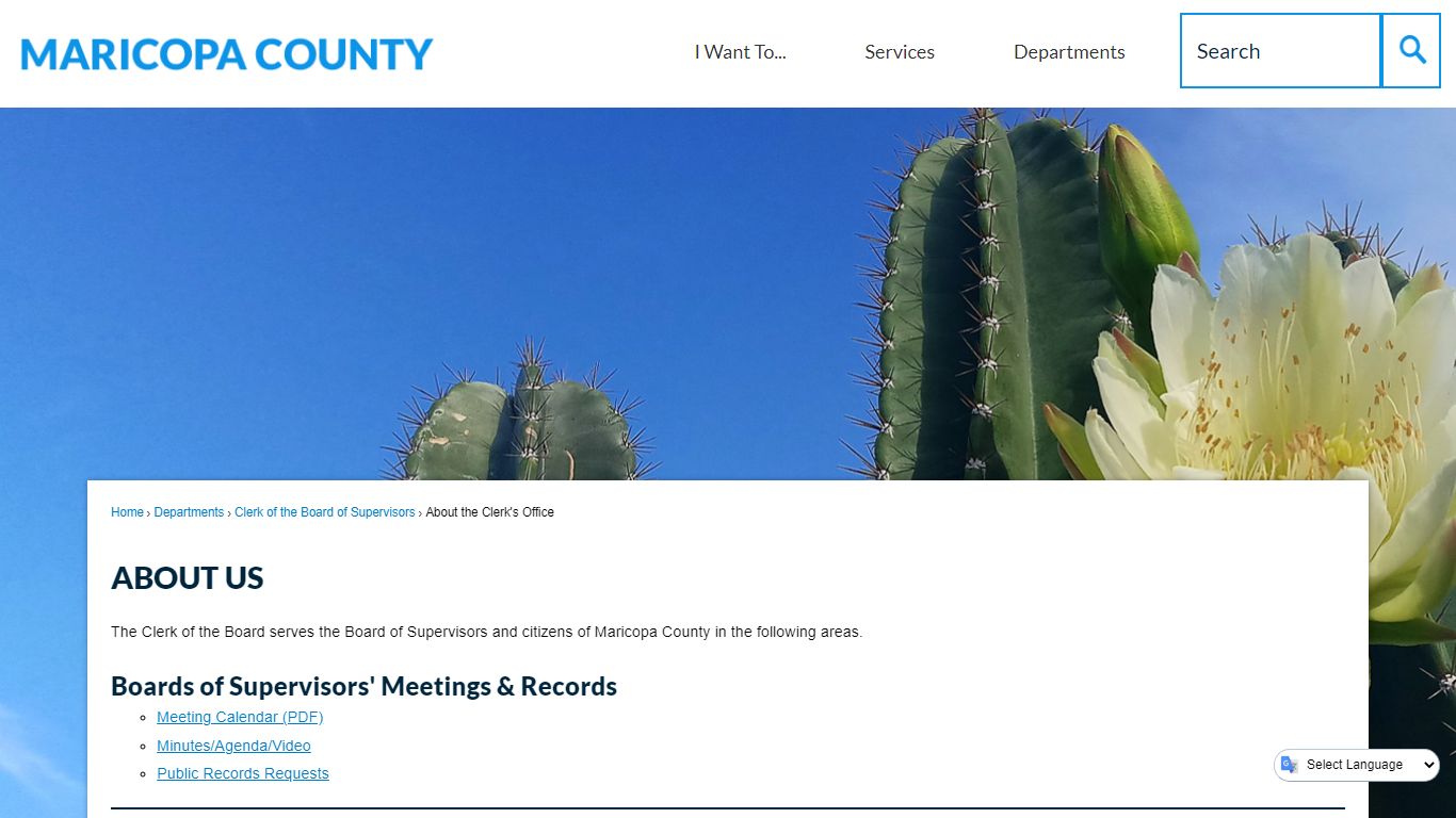 About Us | Maricopa County, AZ